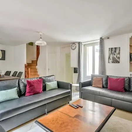 Stunning House With Garden 1 Minute From The Metro Semesterbostad Paris